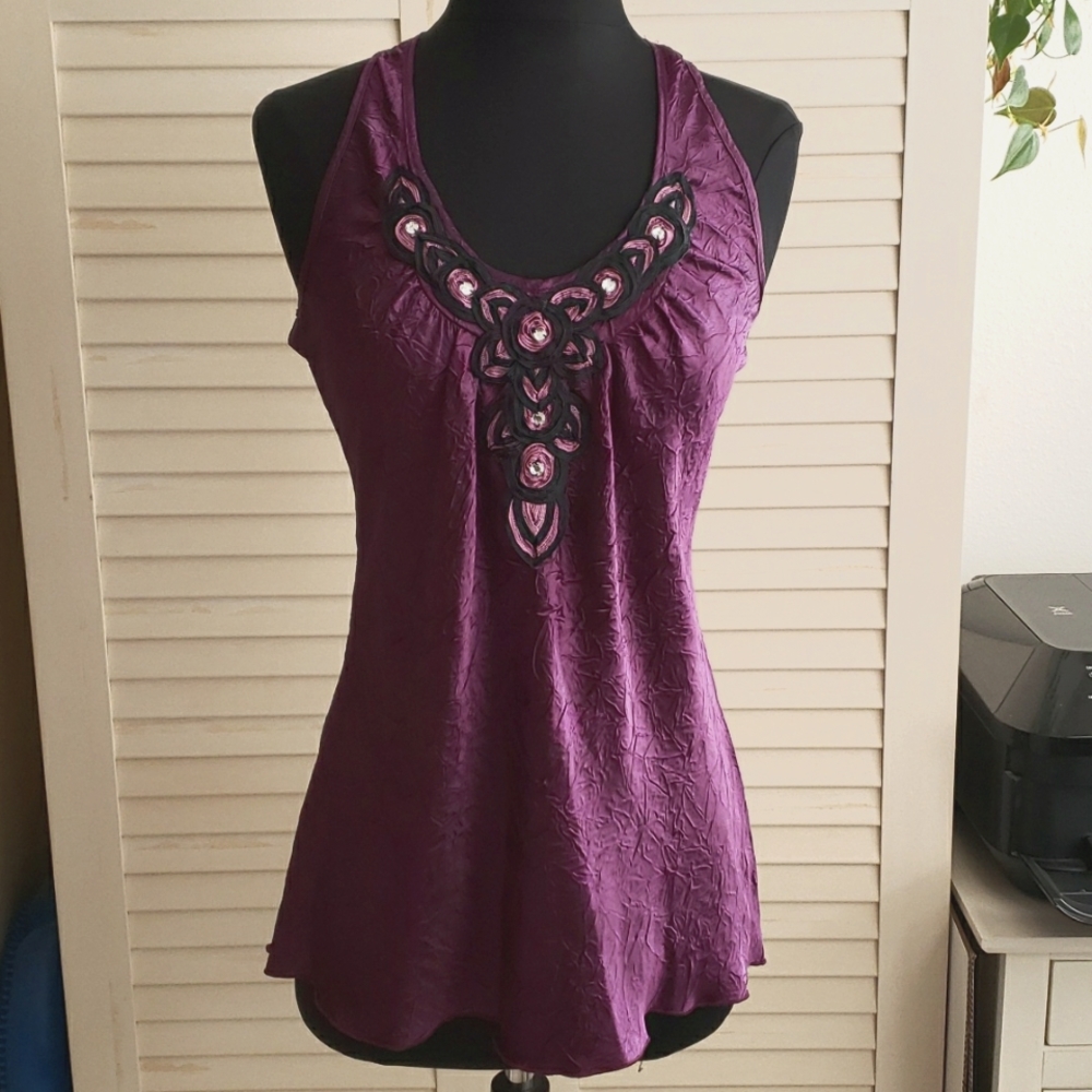 Racerback blouse